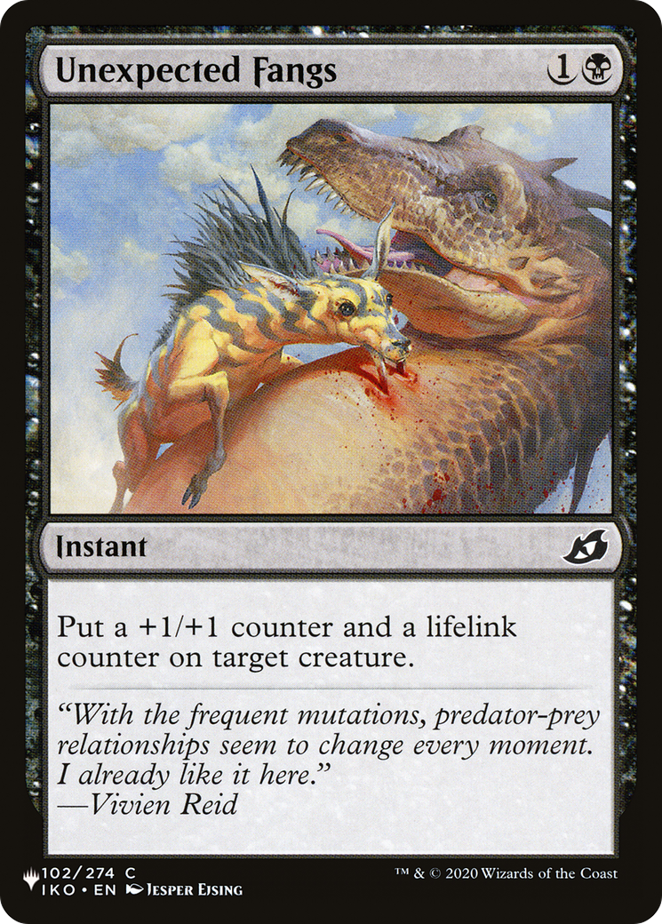 Unexpected Fangs [The List Reprints] | Good Games Modbury