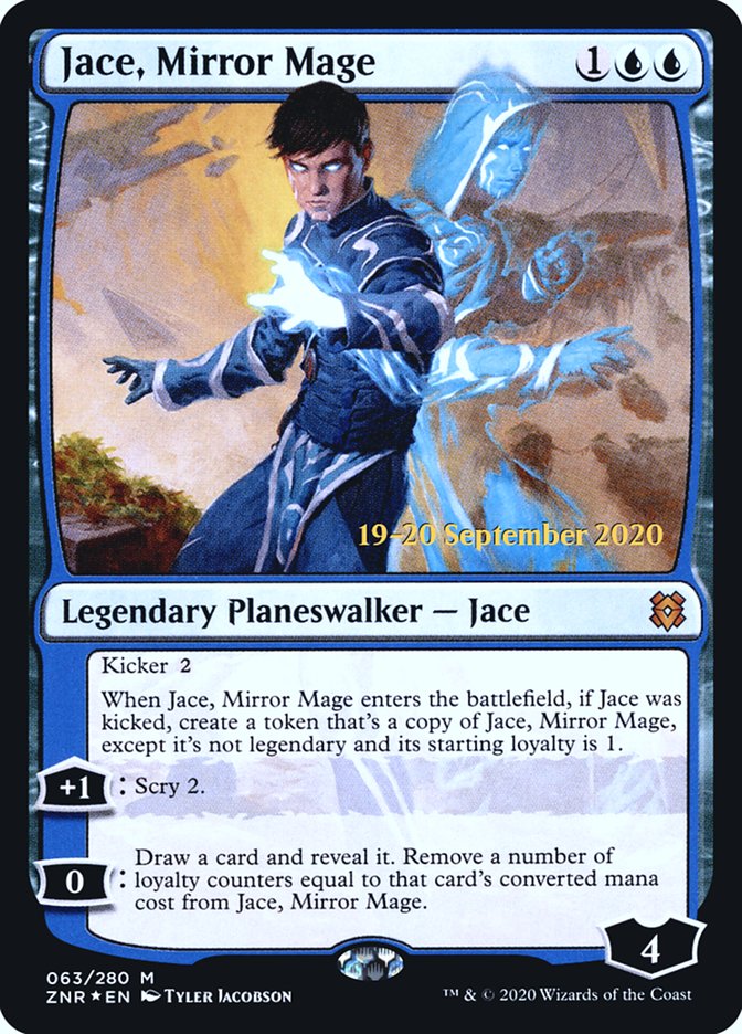 Jace, Mirror Mage [Zendikar Rising Prerelease Promos] | Good Games Modbury