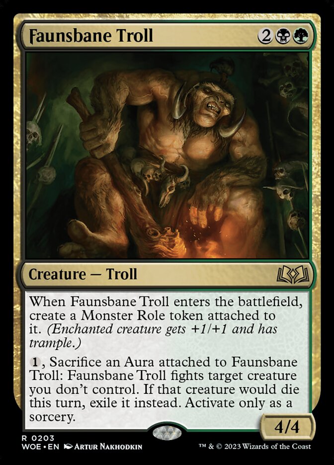 Faunsbane Troll 203/276 (Wilds of Eldraine)  | Good Games Modbury