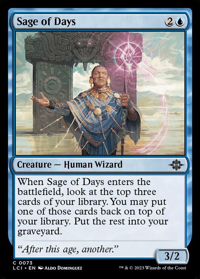 Sage of Days 73/291 (The Lost Caverns of Ixalan)  | Good Games Modbury