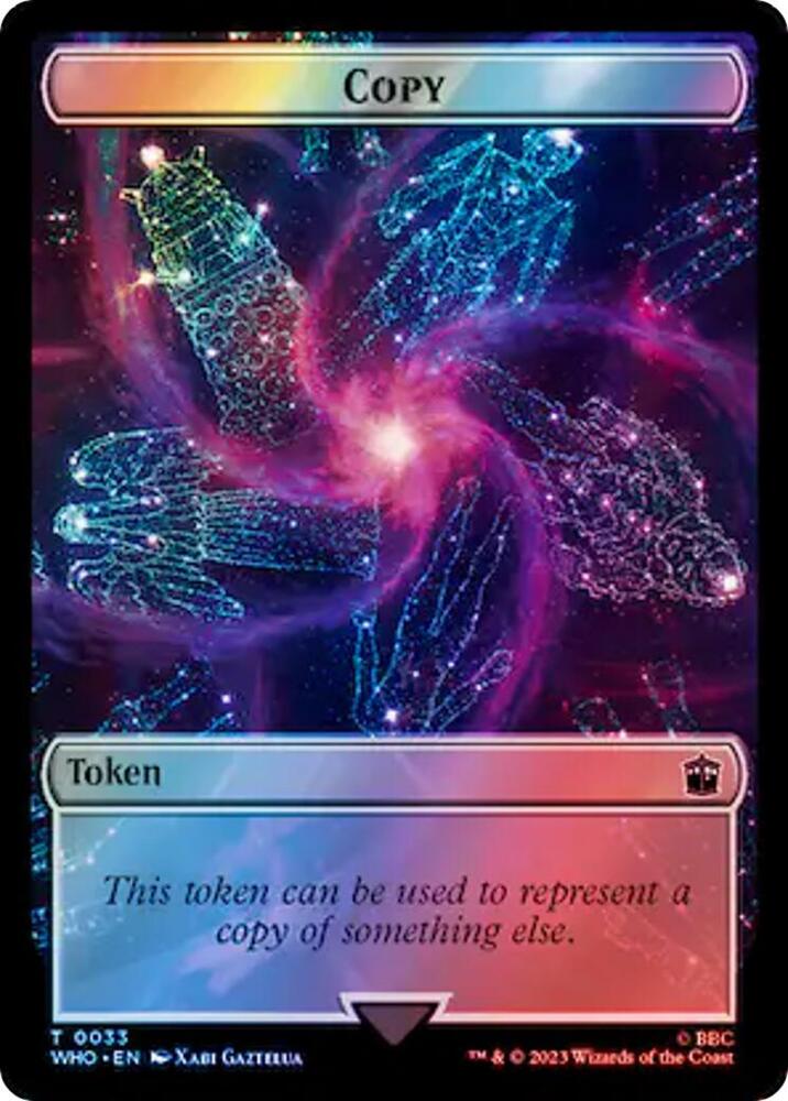 Copy Clue 0055 Double Sided Token Surge Foil 33 // 55 (Universes Beyond: Doctor Who)  - Foil | Good Games Modbury