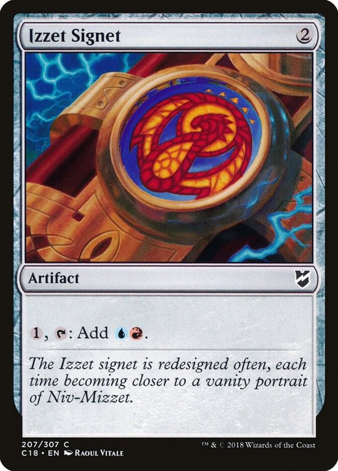 Izzet Signet 207/307 (Commander 2018)  | Good Games Modbury