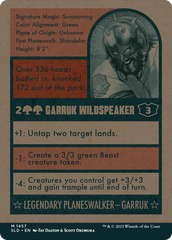 Garruk Wildspeaker [Secret Lair Drop Series] | Good Games Modbury