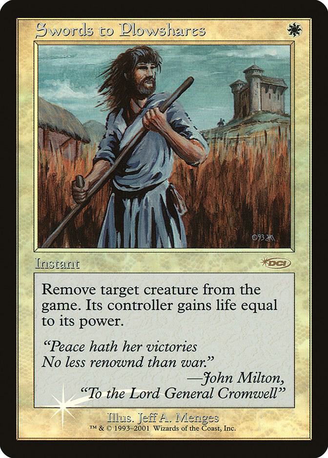 Swords to Plowshares 6/7 (FNM Promos)  - Foil | Good Games Modbury