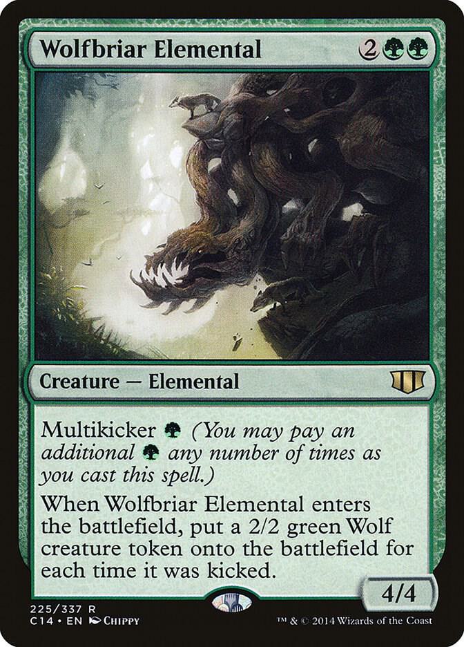 Wolfbriar Elemental 225/337 (Commander 2014)  | Good Games Modbury