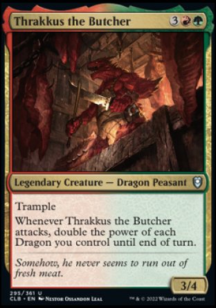 Thrakkus the Butcher [Commander Legends: Battle for Baldur's Gate] | Good Games Modbury