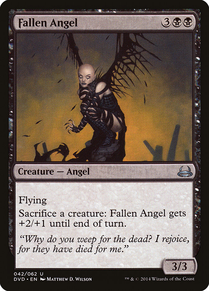 Fallen Angel (Divine vs. Demonic) [Duel Decks Anthology] | Good Games Modbury