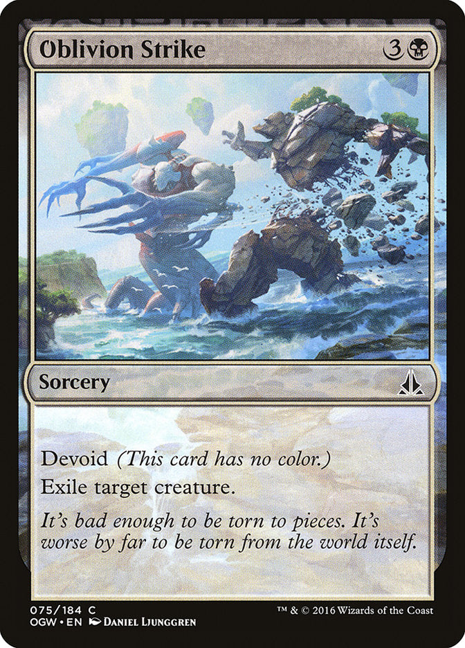 Oblivion Strike 75/184 (Oath of the Gatewatch)  - Foil | Good Games Modbury