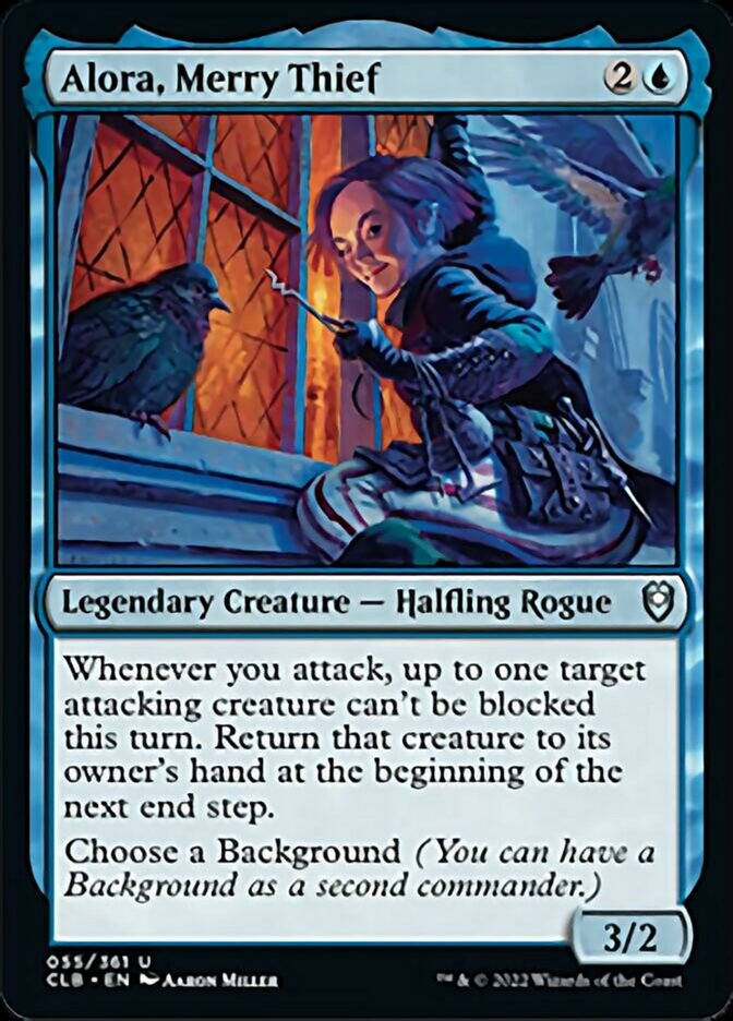 Alora, Merry Thief [Commander Legends: Battle for Baldur's Gate] | Good Games Modbury