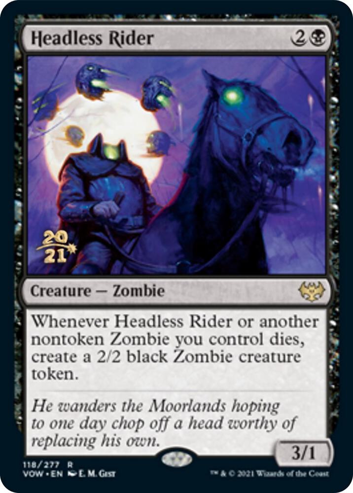 Headless Rider 118 (Prerelease Cards)  - Foil | Good Games Modbury