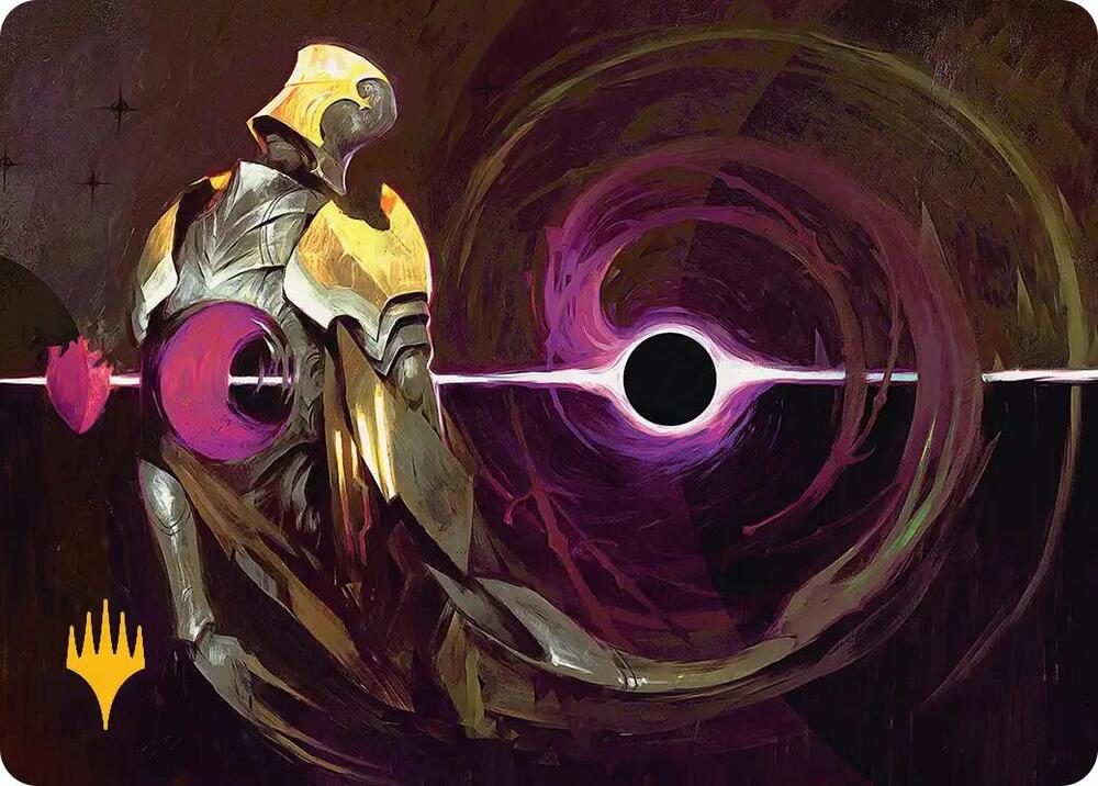 Gravkill Art Card Gold Stamped Planeswalker Symbol 14 (Art Series: Edge of Eternities)  | Good Games Modbury