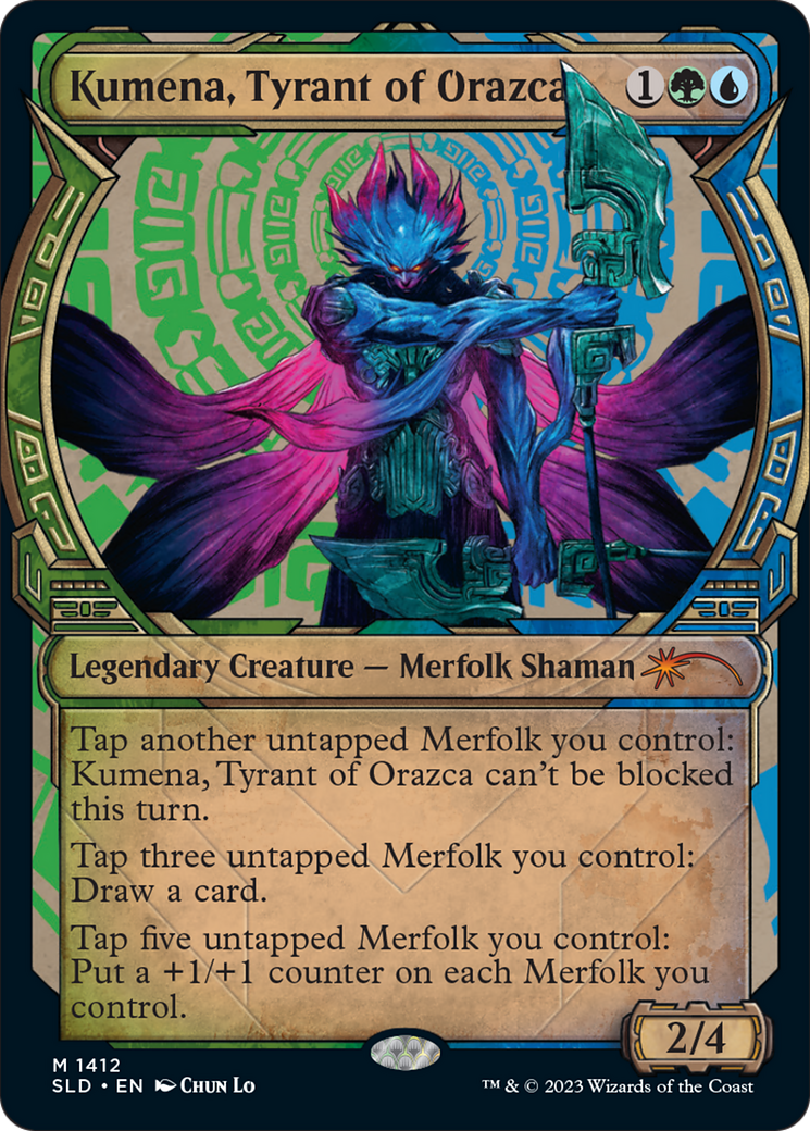 Kumena, Tyrant of Orazca (Rainbow Foil) [Secret Lair Drop Series] | Good Games Modbury