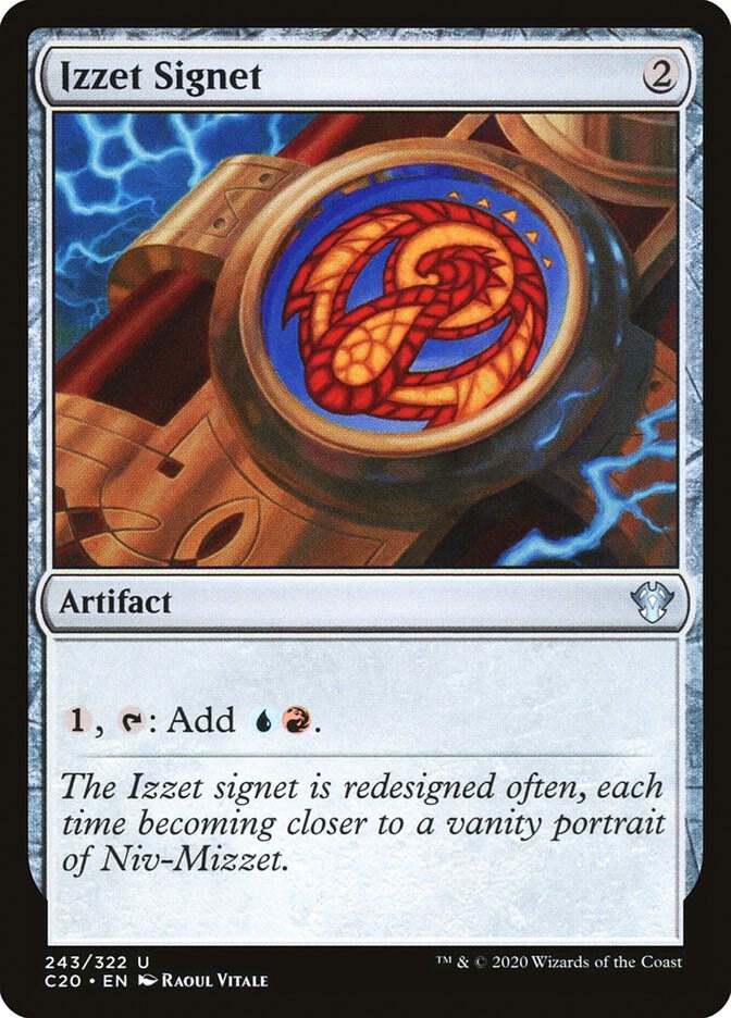 Izzet Signet 243 (Commander 2020)  | Good Games Modbury