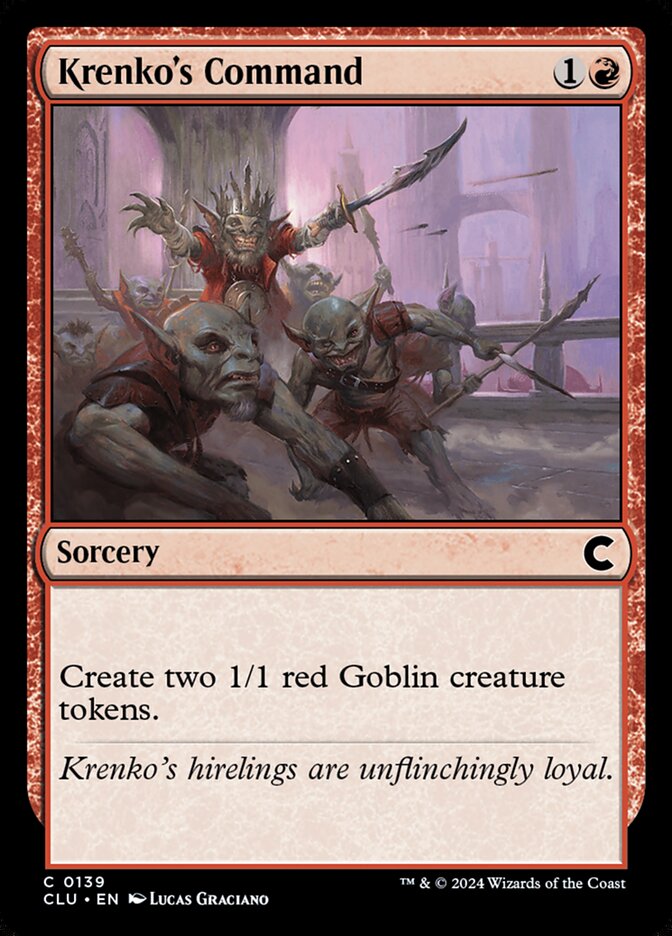 Krenko's Command 139/284 (Ravnica: Clue Edition)  | Good Games Modbury