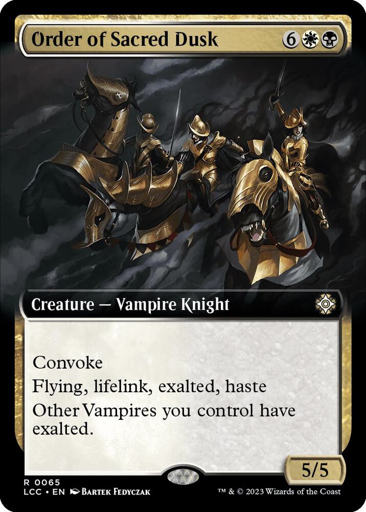 Order of Sacred Dusk 65/370 (Commander: The Lost Caverns of Ixalan)  - Extended Art | Good Games Modbury
