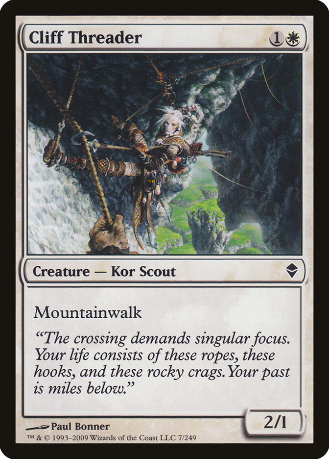 Cliff Threader 7 (Zendikar)  - Foil | Good Games Modbury