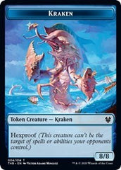Kraken // Satyr Double-Sided Token [Theros Beyond Death Tokens] | Good Games Modbury