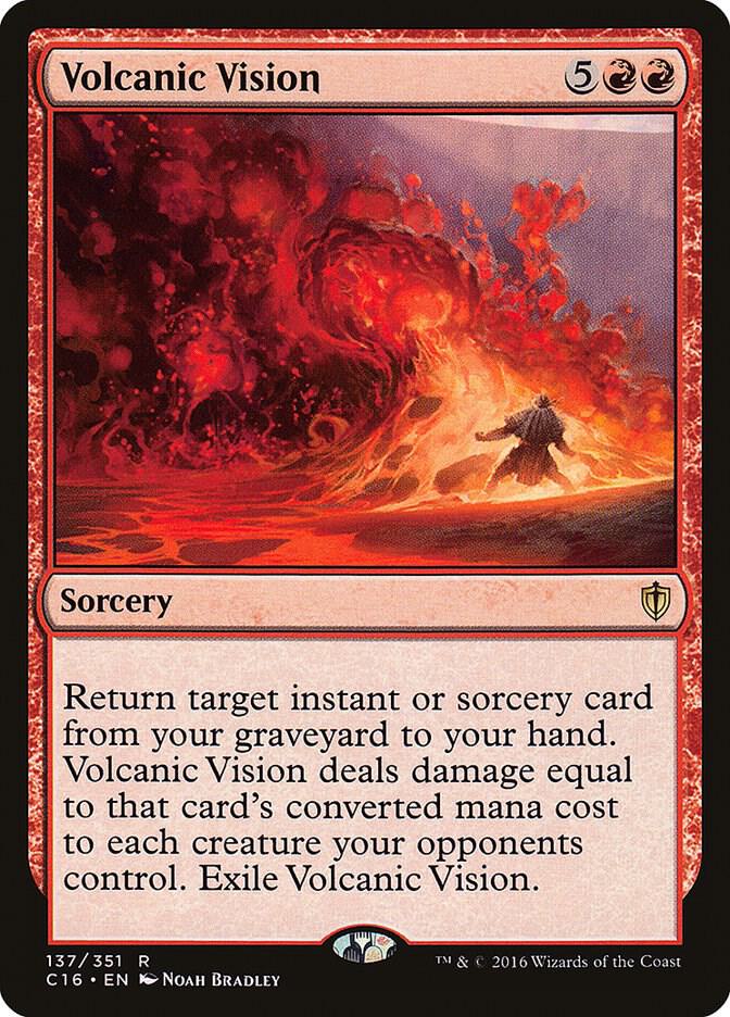 Volcanic Vision 137/351 (Commander 2016)  | Good Games Modbury