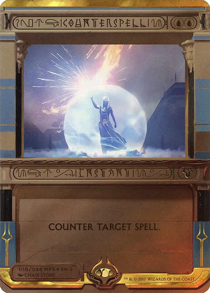 Counterspell 10/54 (Masterpiece Series: Amonkhet Invocations)  - Foil | Good Games Modbury