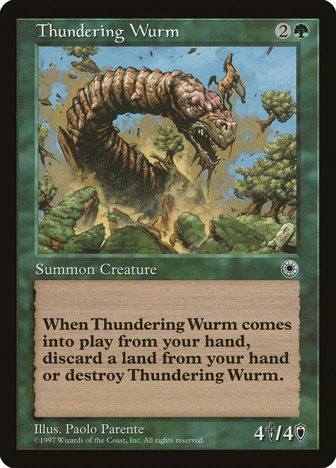 Thundering Wurm 189/243 (Portal)  | Good Games Modbury