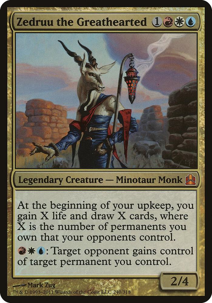 Zedruu the Greathearted Commander 240/15 (Oversize Cards)  - Foil | Good Games Modbury
