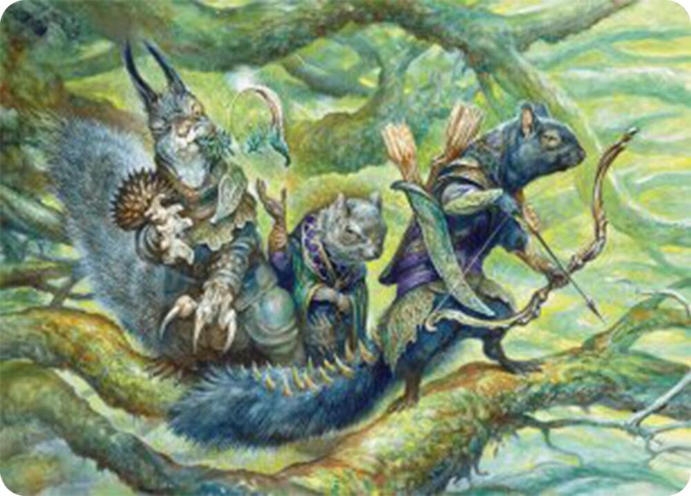 The Odd Acorn Gang Art Card 32 (Art Series: Bloomburrow)  | Good Games Modbury