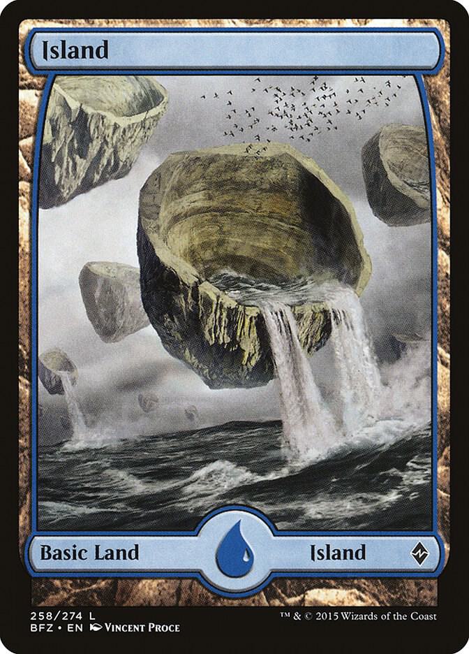 Island 258/274 (Battle for Zendikar)  | Good Games Modbury