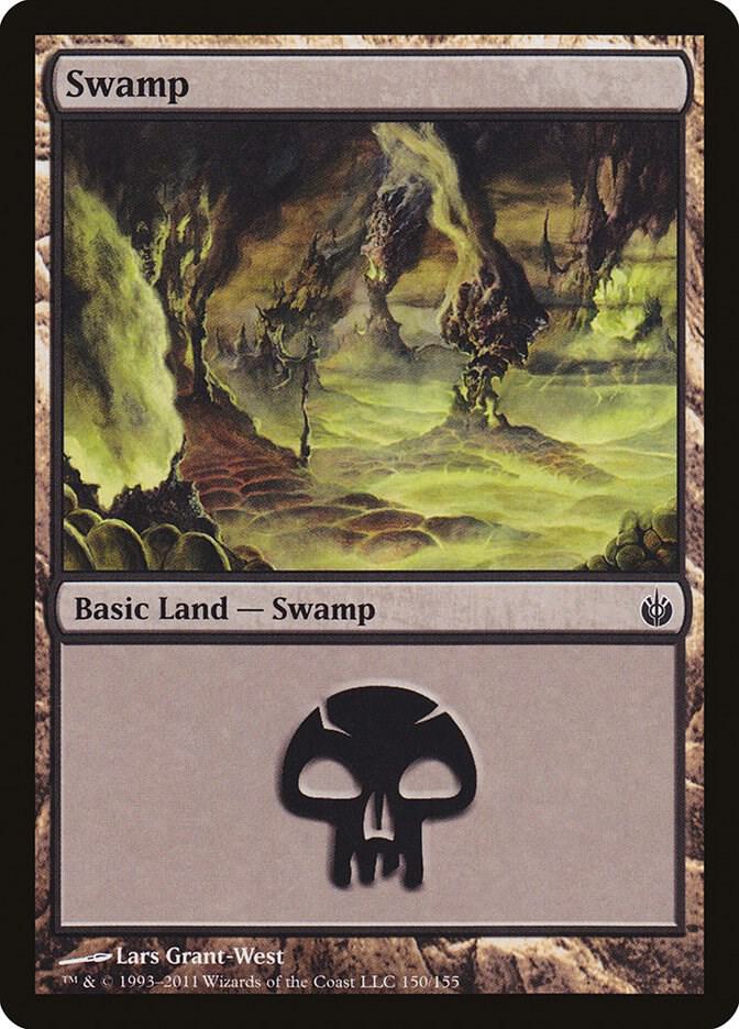 Swamp 150/155 (Mirrodin Besieged)  - Foil | Good Games Modbury