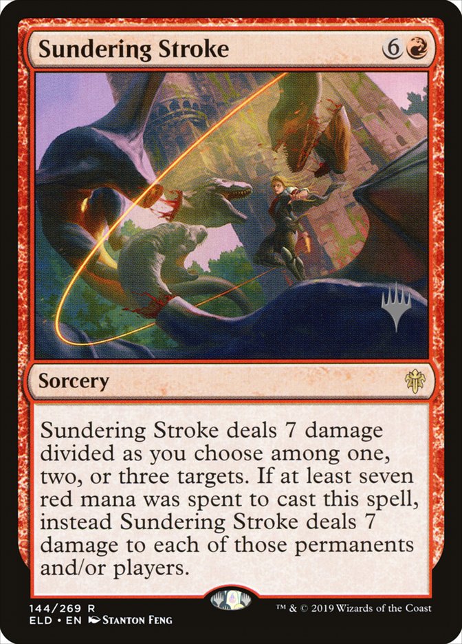 Sundering Stroke (Promo Pack) [Throne of Eldraine Promos] | Good Games Modbury