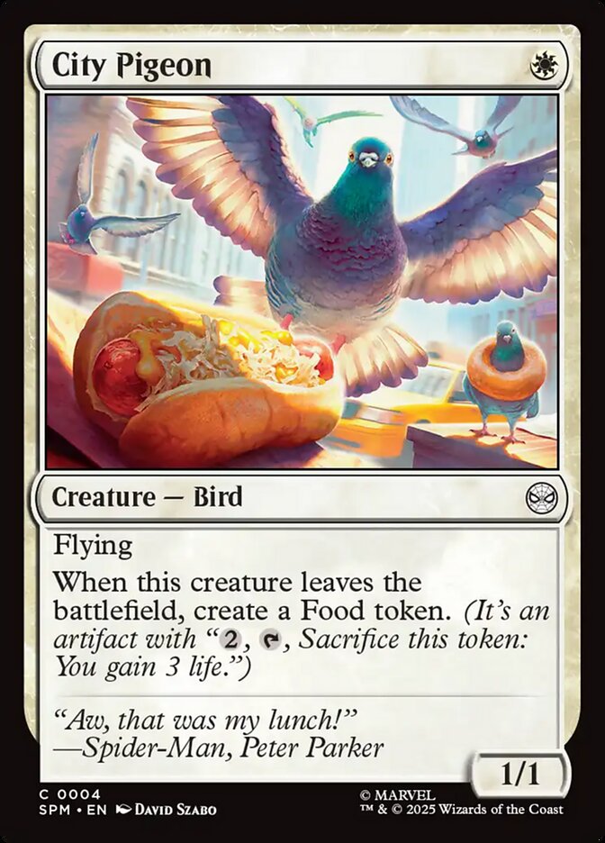 City Pigeon 4/198 (Marvel's Spider-Man)  - Foil | Good Games Modbury
