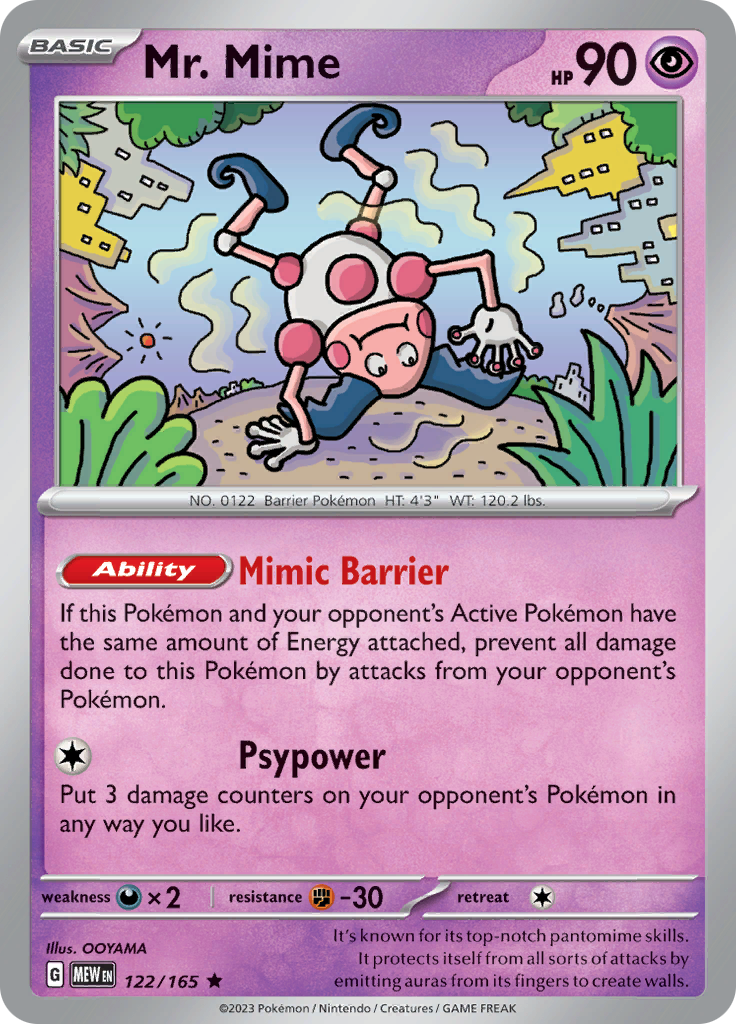 Mr. Mime (122/165) [Scarlet & Violet: 151] | Good Games Modbury