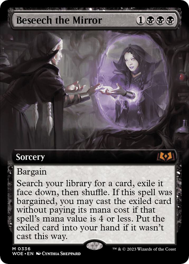 Beseech the Mirror 336 (Wilds of Eldraine)  - Extended Art | Good Games Modbury