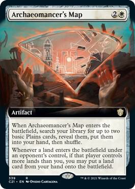Archaeomancers Map Extended Art 339/81 (Commander 2021)  | Good Games Modbury
