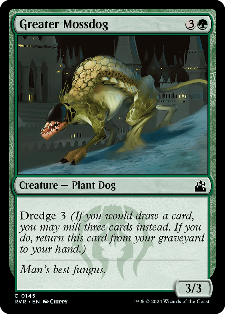 Greater Mossdog [Ravnica Remastered] | Good Games Modbury