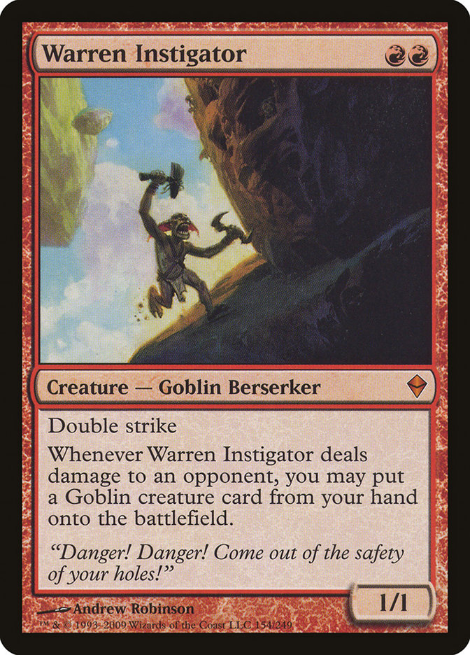 Warren Instigator [Zendikar] | Good Games Modbury