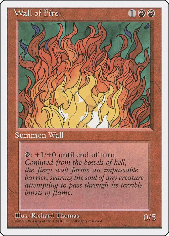 Wall of Fire 230/378 (Fourth Edition)  | Good Games Modbury