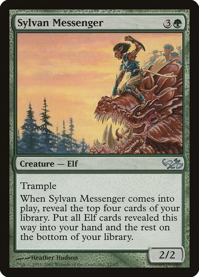 Sylvan Messenger 12/62 (Duel Decks: Elves vs. Goblins)  | Good Games Modbury