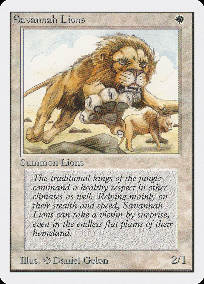 Savannah Lions [Unlimited Edition] | Good Games Modbury