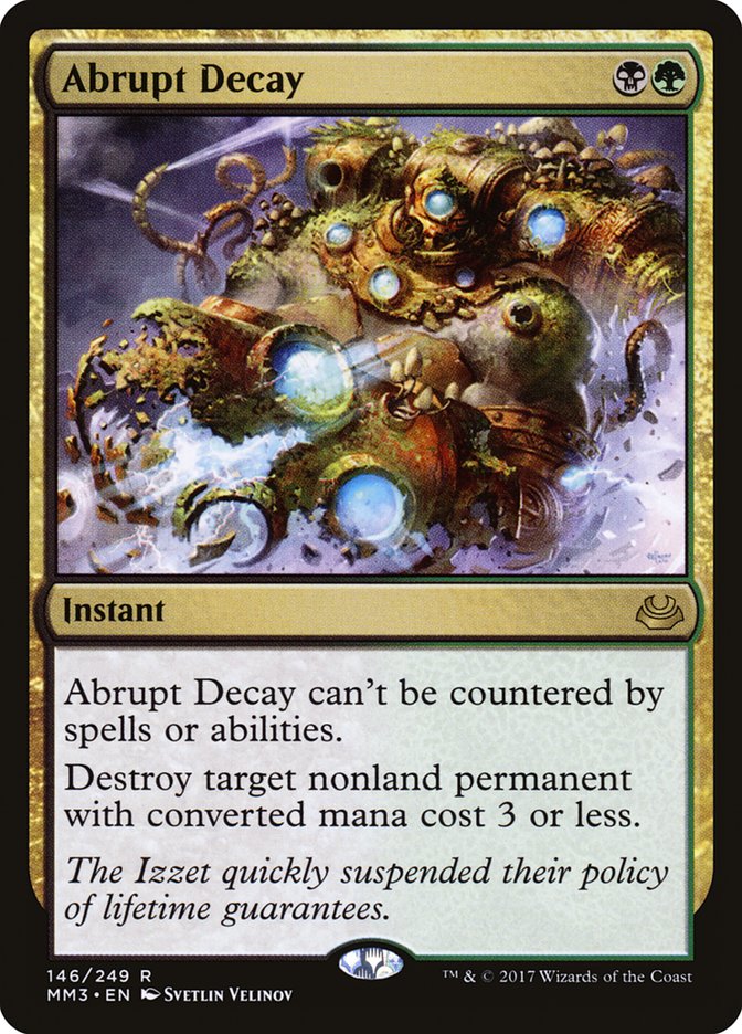 Abrupt Decay 146/249 (Modern Masters 2017)  | Good Games Modbury