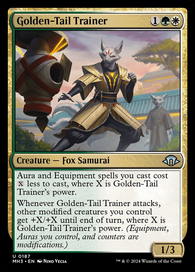 Golden-Tail Trainer 187 (Modern Horizons 3)  | Good Games Modbury
