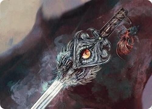 Dragonfire Blade Art Card 40 54 40 (Art Series: Tarkir: Dragonstorm)  | Good Games Modbury