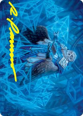 Imbraham Dean of Theory Art Card Gold Stamped Signature 52 (Art Series: Strixhaven)  | Good Games Modbury