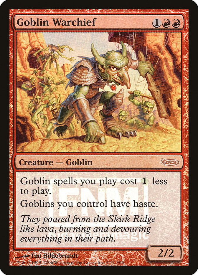 Goblin Warchief [Friday Night Magic 2006] | Good Games Modbury