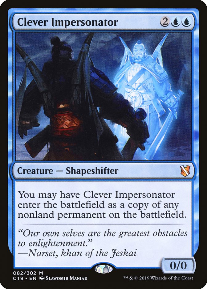 Clever Impersonator 82/302 (Commander 2019)  | Good Games Modbury