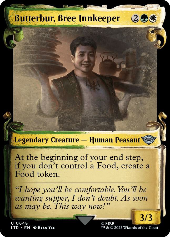 Butterbur, Bree Innkeeper 648 (Universes Beyond: The Lord of the Rings: Tales of Middle-earth)  - Showcase Scroll Foil | Good Games Modbury