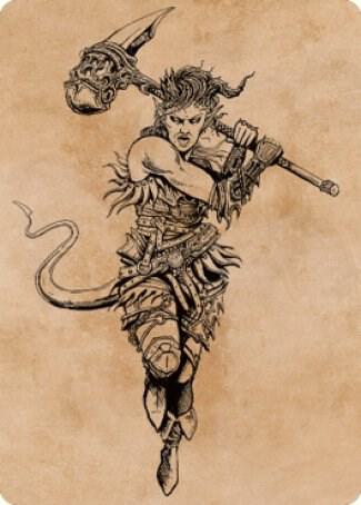 Karlach Fury of Avernus Art Card 54 81 54 (Art Series: Commander Legends: Battle for Baldur's Gate)  | Good Games Modbury