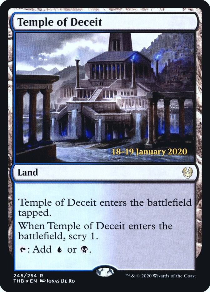 Temple of Deceit 245s/137 (Prerelease Cards)  - Foil | Good Games Modbury
