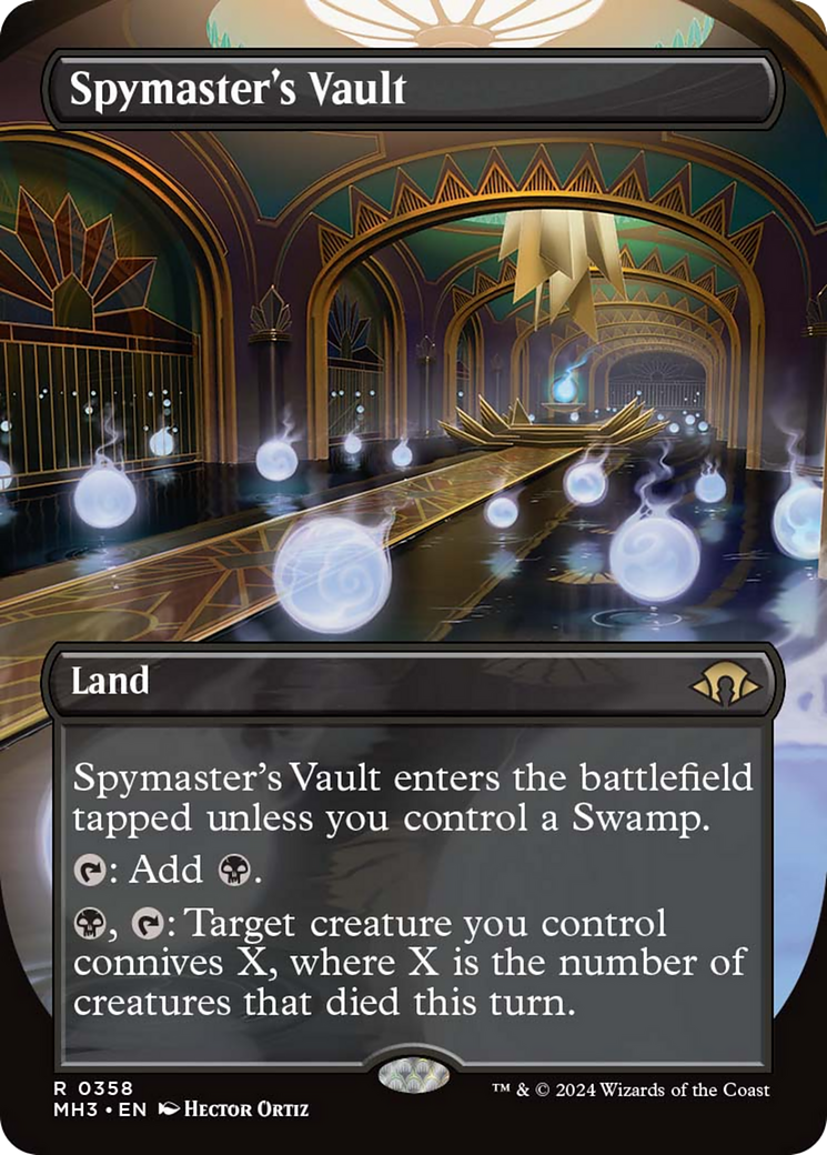 Spymaster's Vault (Borderless) [Modern Horizons 3] | Good Games Modbury