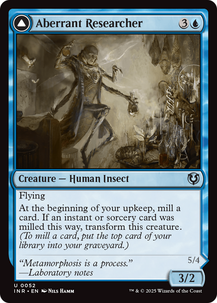 Aberrant Researcher // Perfected Form [Innistrad Remastered] | Good Games Modbury