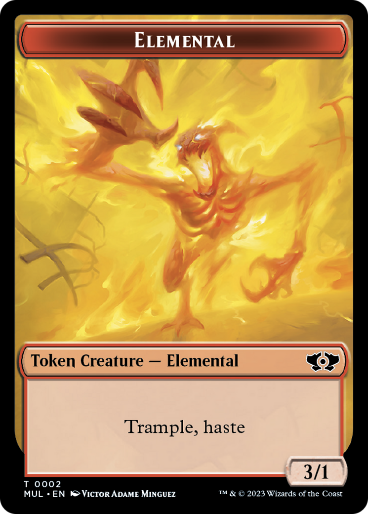 Elemental Token [Multiverse Legends Tokens] | Good Games Modbury